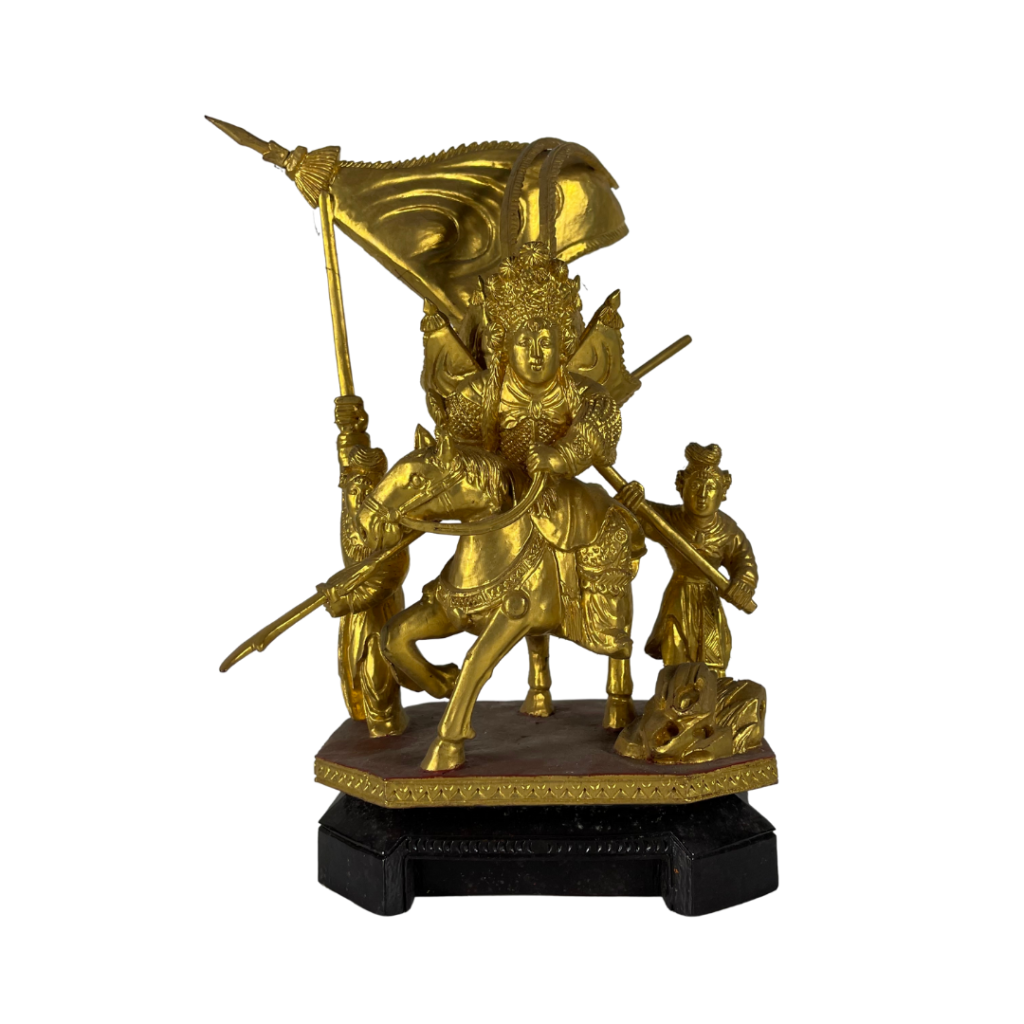 Wood Carving - Gold Warriors